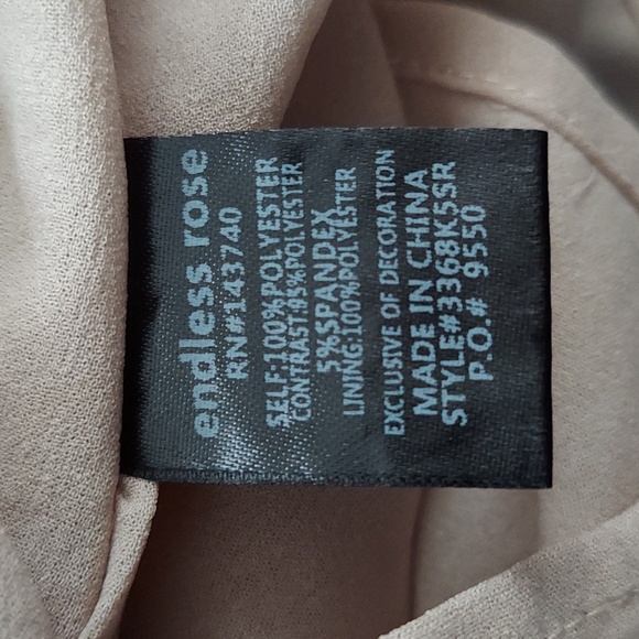 Endless Rose Multicolored Sequined Pencil Skirt Size Small Black Gold Rainbow - Picture 13 of 16